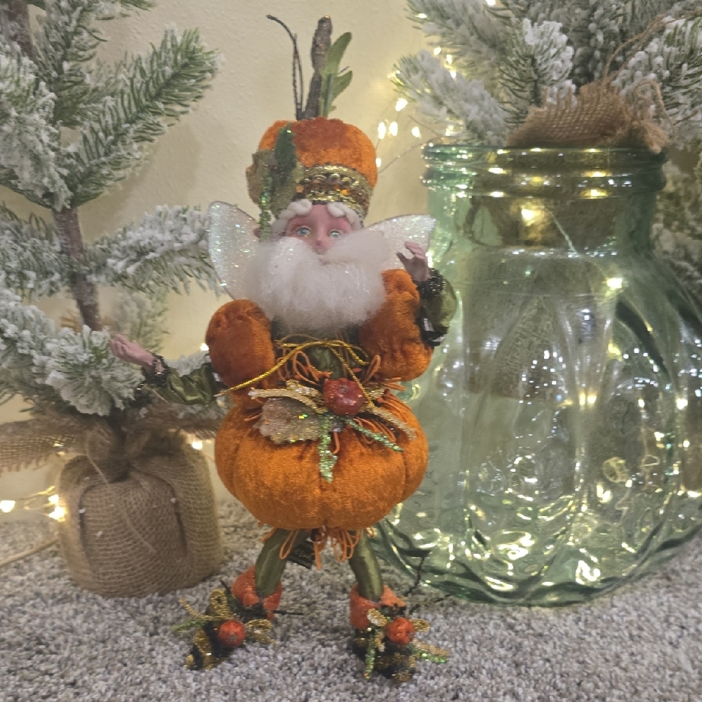 MARK ROBERTS Pumpkin Gourd Party Fairy Doll